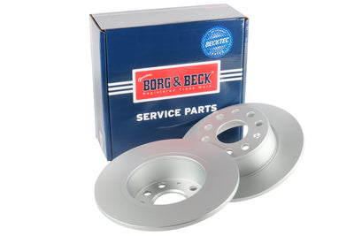 Borg & Beck - BRAKE DISC PAIR - BBD5526 - Fits: Q2,Ateca,Karoq,T-Roc 10/16-