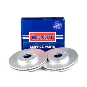 Borg & Beck - BRAKE DISC PAIR - BBD5544 - Fits: "Astra K, VII 15"" 06/15-"