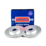 Borg & Beck - BRAKE DISC PAIR - BBD5544 - Fits: "Astra K, VII 15"" 06/15-"