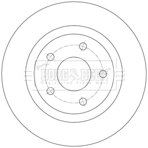 Borg & Beck - BRAKE DISC PAIR - BBD5620 - Fits: Puma 09/19-
