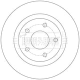 Borg & Beck - BRAKE DISC PAIR - BBD5620 - Fits: Puma 09/19-