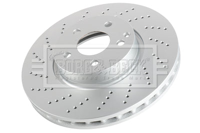 Borg & Beck - BRAKE DISC SINGLE - BBD5811S - Fits: Mercedes C-Class W204 S204 07-