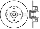 Borg & Beck - BRAKE DISC SINGLE - BBD5896S - Fits: Ren.Clio,Modus,Megane II 02-