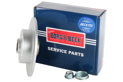 Borg & Beck - BRAKE DISC SINGLE - BBD5896S - Fits: Ren.Clio,Modus,Megane II 02-