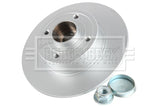 Borg & Beck - BRAKE DISC SINGLE - BBD5896S - Fits: Ren.Clio,Modus,Megane II 02-