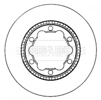 Borg & Beck - BRAKE DISC SINGLE - BBD5904S - Fits: Merc Sprinter  509-518  06-