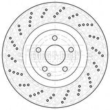 Borg & Beck - BRAKE DISC SINGLE - BBD5953S - Fits: Mercedes E Class E500 06/09-