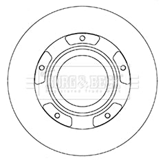 Ford Transit - Transit Custom - Tourneo Custom - Single Brake Disc (Borg & Beck) - REAR