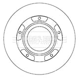 Ford Transit - Transit Custom - Tourneo Custom - Single Brake Disc (Borg & Beck) - REAR