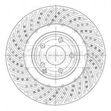 Borg & Beck - BRAKE DISC SINGLE - BBD6102S - Fits: MB SLK (R172)+Sports 02/11-