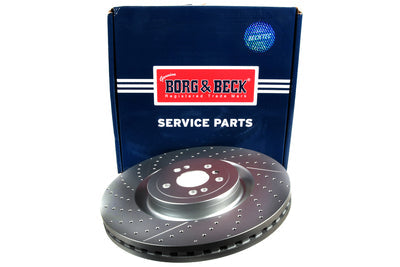 Borg & Beck - BRAKE DISC SINGLE - BBD6127S - Fits: MB M Class(W166)63 AMG 11/11-