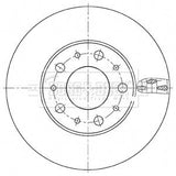 Borg & Beck - BRAKE DISC SINGLE - BBD6154S - Fits: PSA Relay,Boxer 2.0HDi 05/14-