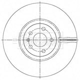 Borg & Beck - BRAKE DISC SINGLE - BBD6165S - Fits: "S90, V90 18"" 03/16-"