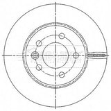 Borg & Beck - BRAKE DISC SINGLE - BBD6185S - Fits: Crafter 2.0 Tdi (1LA,1LB) 10/16-
