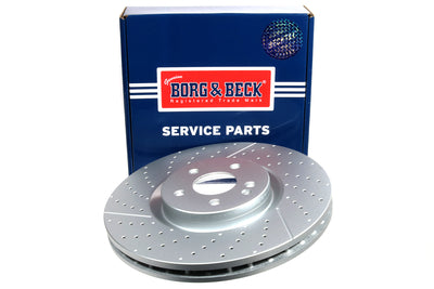 Borg & Beck - BRAKE DISC SINGLE - BBD6187S - Fits: A Class (176) A45 AMG 06/13-