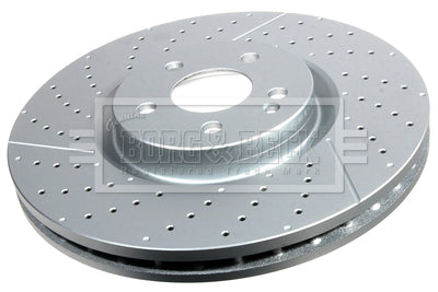 Borg & Beck - BRAKE DISC SINGLE - BBD6187S - Fits: A Class (176) A45 AMG 06/13-