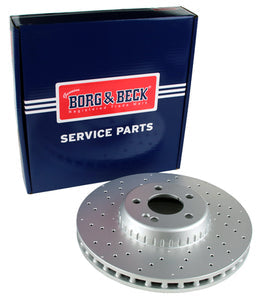 Borg & Beck - BRAKE DISC SINGLE - BBD7035S - Fits: MERC C (205),E (213)+Sports Package 03/14-05/18