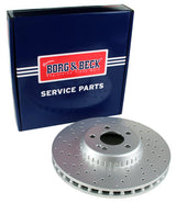 Borg & Beck - BRAKE DISC SINGLE - BBD7035S - Fits: MERC C (205),E (213)+Sports Package 03/14-05/18