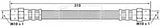 Borg & Beck - BRAKE HOSE - BBH6050 - Fits: BMW 3/5/6/7,Volvo 240,Mercedes