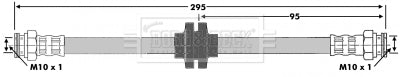 Borg & Beck - BRAKE HOSE - BBH6098 - Fits: Fiat Cinquecento,Seiento