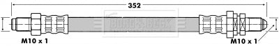 Borg & Beck - BRAKE HOSE - BBH6158 - Fits: Ford Scorpio,Sierra