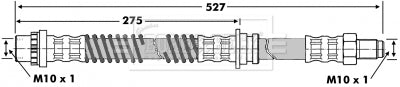Borg & Beck - BRAKE HOSE - BBH6843 - Fits: Rover 75,MG ZT