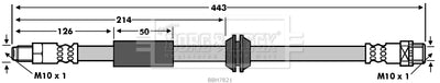 Borg & Beck - BRAKE HOSE - BBH7821 - Fits: Mini One 11/03-12/08
