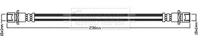 Borg & Beck - BRAKE HOSE - BBH8048 - Fits: Daihatsu Sirion,Materia 06-