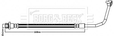 Borg & Beck - BRAKE HOSE - BBH8216 - Fits: Kia Picanto 05/11-