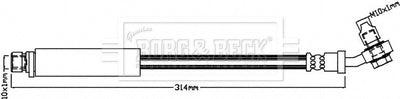 Borg & Beck - BRAKE HOSE - BBH8285 - Fits: L.R.Disco III,IV,R.Rover Sport