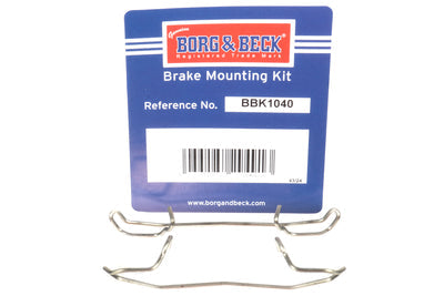 Borg & Beck - FITTING KIT - PADS - BBK1040 - Fits: Audi, Ford, Jaguar, Seat, VW.