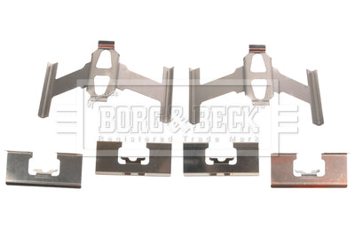 Borg & Beck - FITTING KIT - PADS - BBK1053 - Fits: Honda Jazz 1.2i,1.4i 07/08-