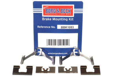 Borg & Beck - FITTING KIT - PADS - BBK1053 - Fits: Honda Jazz 1.2i,1.4i 07/08-