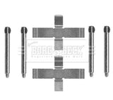 Borg & Beck - FITTING KIT - PADS - BBK1090 - Fits: Mercedes Benz