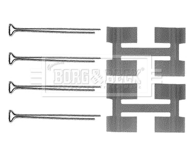 Borg & Beck - FITTING KIT - PADS - BBK1134 - Fits: Rover