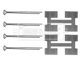 Borg & Beck - FITTING KIT - PADS - BBK1134 - Fits: Rover