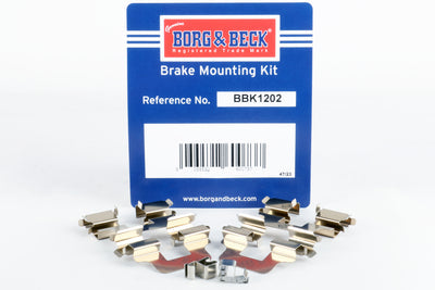 Borg & Beck - FITTING KIT - PADS - BBK1202 - Fits: BMW,Fiat,Vauxhall
