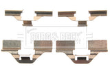 Borg & Beck - FITTING KIT - PADS - BBK1203 - Fits: Audi,Fiat,Ford,Peugeot