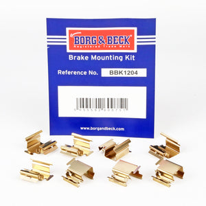 Borg & Beck - FITTING KIT - PADS - BBK1204 - Fits: Citroen,Fiat,Ford,Peugeot