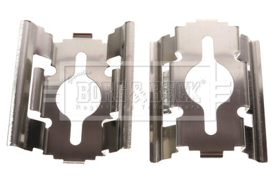 Borg & Beck - FITTING KIT - PADS - BBK1215 - Fits: Citroen,Fiat,Peugeot 04/02-