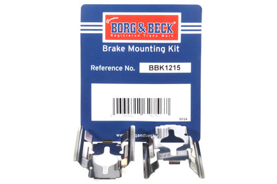 Borg & Beck - FITTING KIT - PADS - BBK1215 - Fits: Citroen,Fiat,Peugeot 04/02-