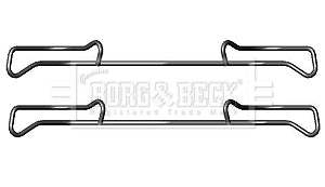 Borg & Beck - FITTING KIT - PADS - BBK1219 - Fits: PSA C4, 207, VAG Golf 03-
