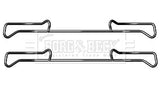 Borg & Beck - FITTING KIT - PADS - BBK1219 - Fits: PSA C4, 207, VAG Golf 03-