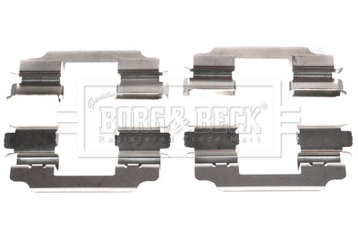 Borg & Beck - FITTING KIT - PADS - BBK1237 - Fits: BMW 1 Ser., Nissan Micra 03-