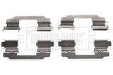 Borg & Beck - FITTING KIT - PADS - BBK1237 - Fits: BMW 1 Ser., Nissan Micra 03-