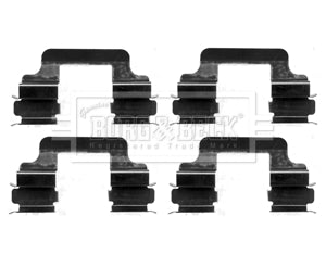 Borg & Beck - FITTING KIT - PADS - BBK1241 - Fits: Audi A4,A6 05-
