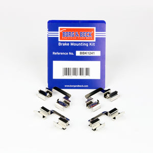 Borg & Beck - FITTING KIT - PADS - BBK1241 - Fits: Audi A4,A6 05-