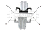 Borg & Beck - FITTING KIT - PADS - BBK1290 - Fits: BMW 1 Series (E81,82,87) 05-