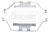 Borg & Beck - FITTING KIT - PADS - BBK1343 - Fits: BMW 3 Series(E90,91,92,93) 05-