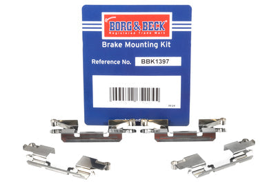 Borg & Beck - FITTING KIT - PADS - BBK1397 - Fits: Nissan Navara 07/05-